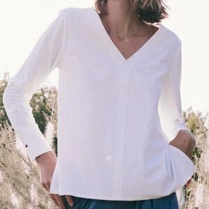 NWT - Aday Something Tailored Shirt - white medium